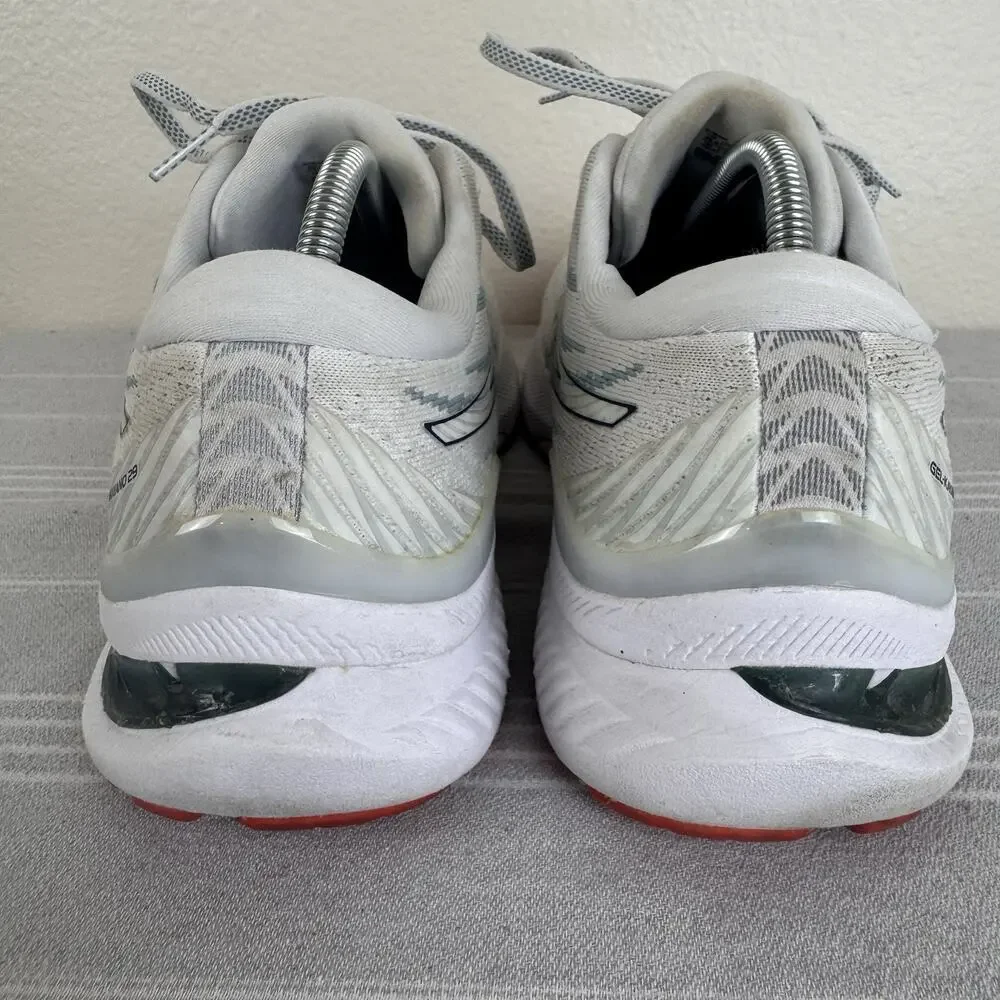 ASICS Gel-Kayano Athletic Running Sneakers 1011B440-101 White Deep Ocean 11.5